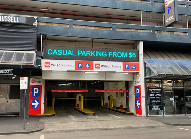 Parking For Rent - 180 Russell St Melbourne Car Park