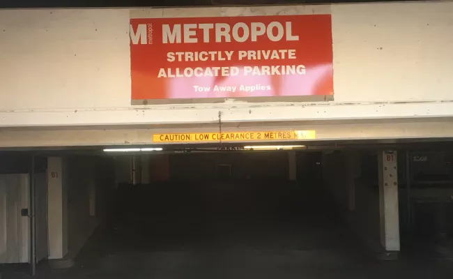 Parking Spaces For Rent - St Kilda-undercover Parking In Metropol Complex Fitzroy St (park N' Ride-into Cbd By Tram) Space#1