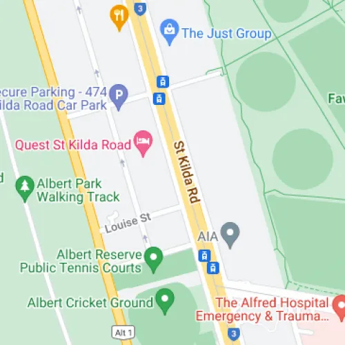 Parking, Garages And Car Spaces For Rent - Melbourne - Safe Undercover Tandem Parking Opposite The Alfred Hospital