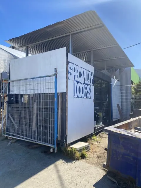 Parking For Rent - Two Shipping Container Site Offices Optional Storage Canopy