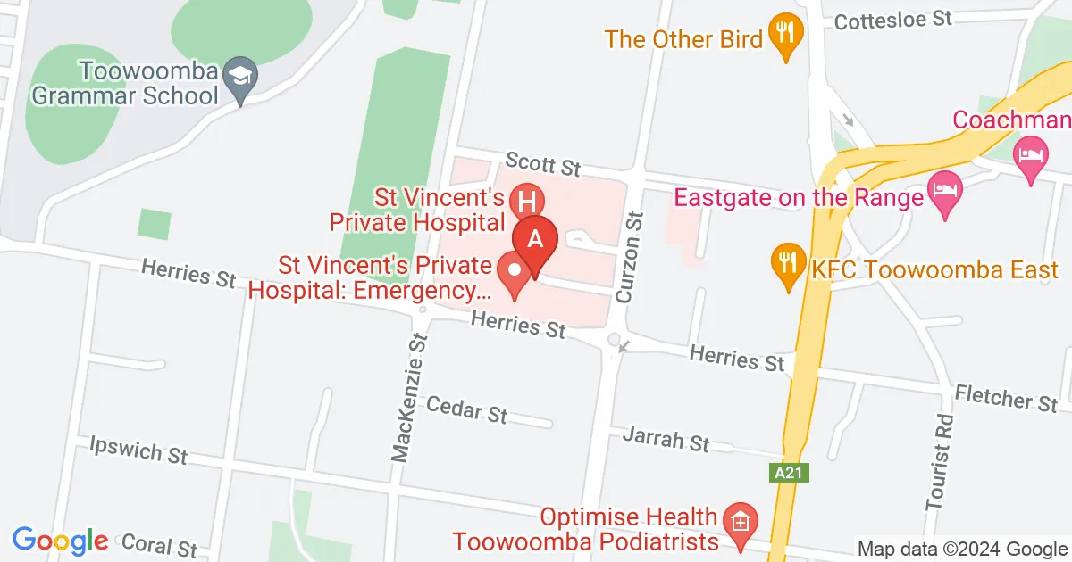 Parking For Rent - St Vincent's Private Hospital, East Toowoomba Car Park